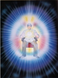 Meditator doing MTH
