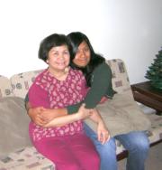 Neda and daughter Anne