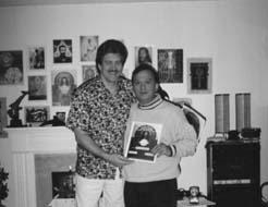 Paul and me after Holographic Sound healing workshop, August 5, 2001 in Vancouver, BC